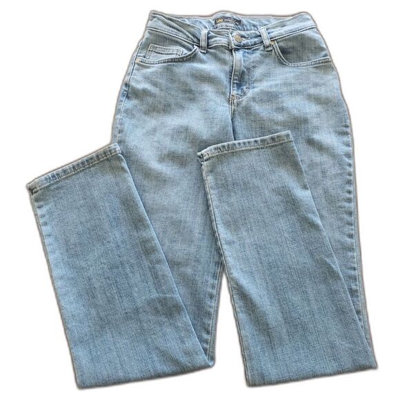 Lee Denim - Lee - Relaxed Fit Jeans - Straight Leg - Mid Rise - Blue Wash - Women Size 2